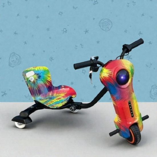 صورة سكوتر درفت صغير ذكي بطبعات ملونة متعددة 36 فولت بثلاث عجلات